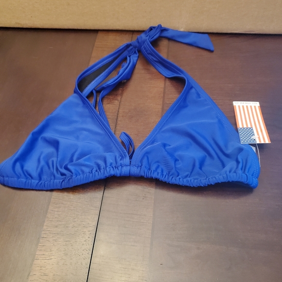 All American Triangle Halter Bikini Top - Picture 3 of 6